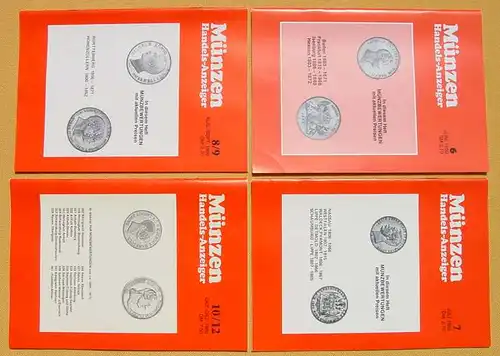 (1038859) Magazine "Muenzen Handels-Anzeiger" Nr. 1-12 von 1980. Numismatik