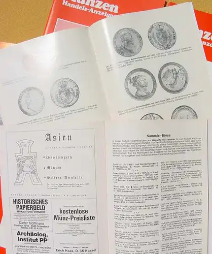 () Magazine "Muenzen Handels-Anzeiger" Nr. 1-12 von 1980. Numismatik