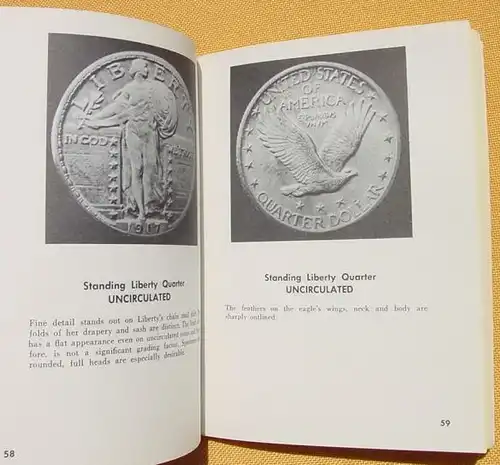 (1038863) USA Pictorial Guide to Coin Conditions. Um 1968 ? 128 Seiten