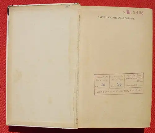 () Chase "Stier bei den Hoernern". Kriminal. 228 S., 1955 Amsel-Verlag, Berlin