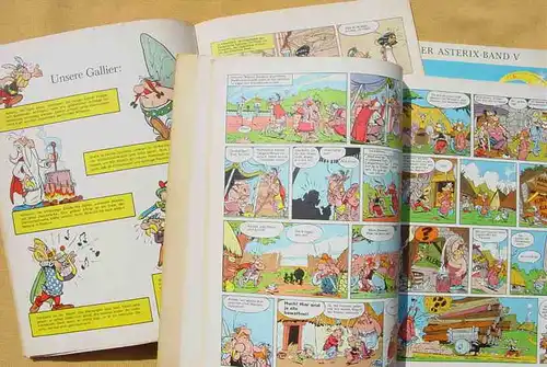 (1038535) Comics. Asterix. 3 alte Baende. Ehapa-Verlag, Stuttgart