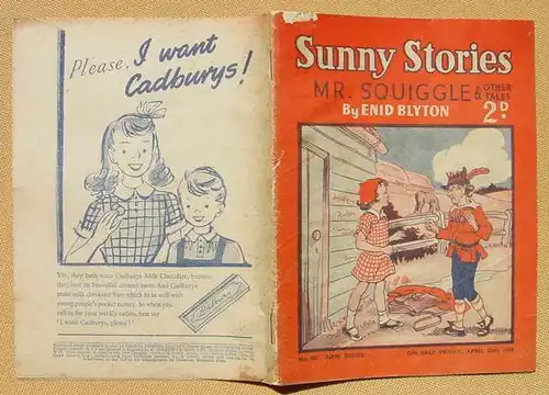 () "Sunny Stories" 1951. No. 505. George Newnes, London. Kinder-Magazin. Comic-Teil