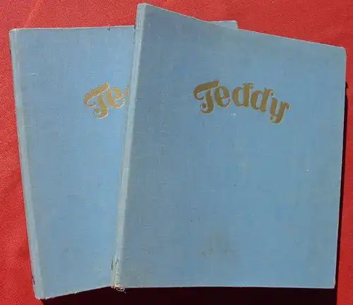 () "Teddy" 23 x Kinder-Jugend-Magazin. Jahrgang 1961-62 in Original-Stab-Sammelmappen