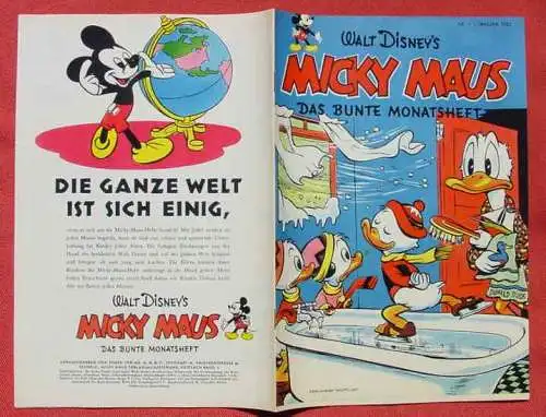 ! Neu : Versandkosten ab Euro 2,50 () Comic. Micky Maus Nr. 1, Januar 1952, Nachdruckheft, Ehapa-Verlag, Stuttgart, sehr guter Zustand  # Comic