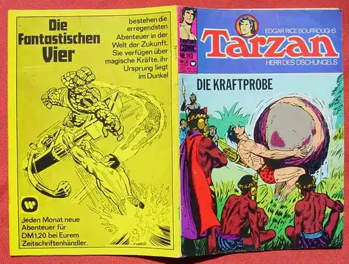 () Comic. Edgar Rice Burroughs. Tarzan. Nr. 143. Bildschriften Verlag, Williams, Alsdorf 1973. (Z. 2)