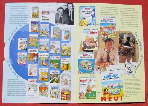 (1043552) Rund um die Welt mit Asterix. Reklameheft mit drehbarem Deckelteil. 1996 # Comic