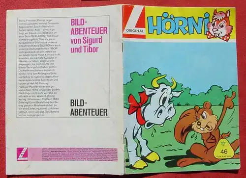 () Comic : HOERNI, Nr. 46. Lehning-Verlag (1963-65). Komplett mit Sammelmarke