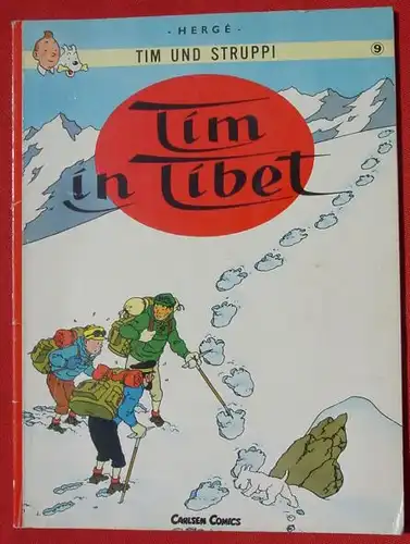 () Tim und Struppi Bd. 9 "Tim in Tibet" Carlsen Comics. 13. Auflage 1984 Carlsen Verlag, Reinbek b. HH