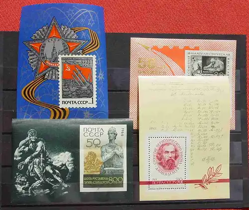 (1047609) Russland 5 x Kleinbogen, postfrisch, 1960-er Jahre, siehe bitte Bilder