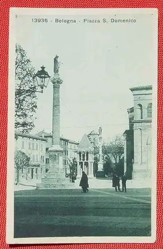 (1048013) Italien. Bologna. Piazza S. Domenico. 1929. Siehe bitte Beschreibung und Bilder