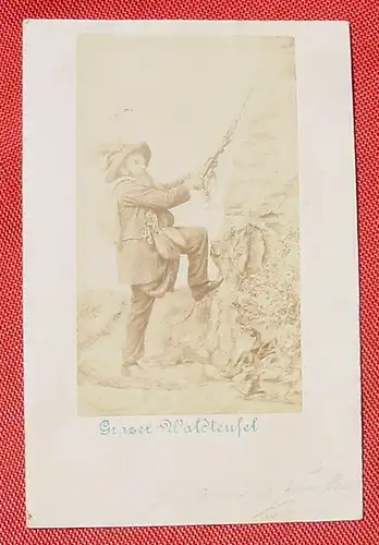 () Grazer Waldteufel. Alte Postkarte von 1897 ! Vlg. F. Völker, Graz Fotogrfie-Atelier. Siehe bitte Beschreibung und Bilder