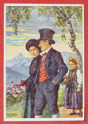(1048032) Künstlerkarte mit Stpl. SCHRUNS 1927. Siehe bitte Bilder