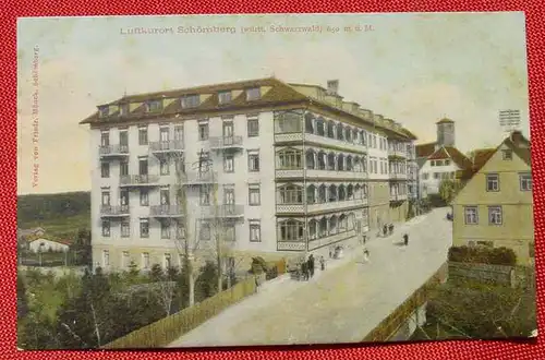 () Schömberg. Luftkurort. Württemb. Schwarzwald. 1907. Siehe bitte Beschreibung und Bilder