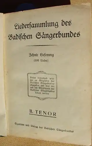 Liederbuch Bad. Saengerbund. 1926 (0080036)