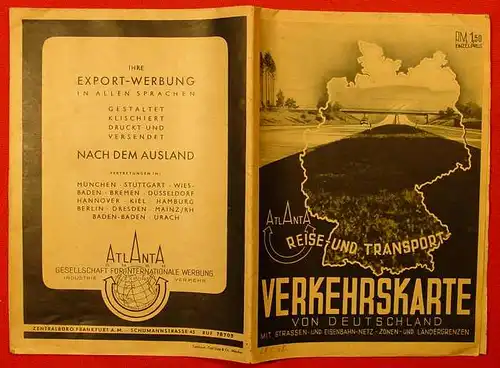 Verkehrskarte Deutschland 1948 ()