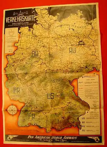 Verkehrskarte Deutschland 1948 (0080144)