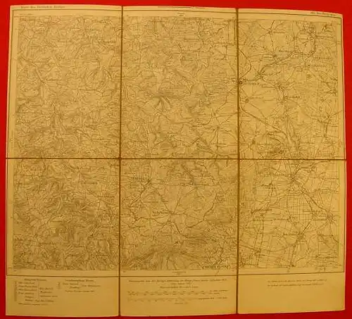 Friedberg. Leinen-Landkarte 1905 (0080169)