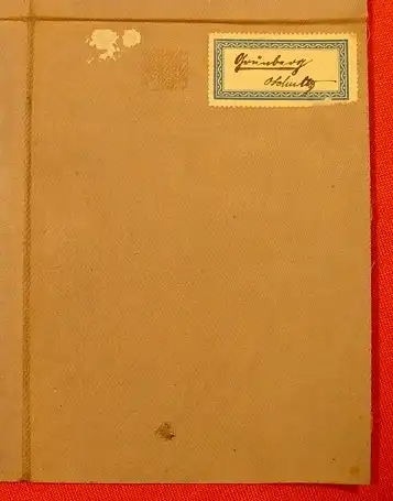 Gruenberg. Leinen-Landkarte 1906 (0080175)