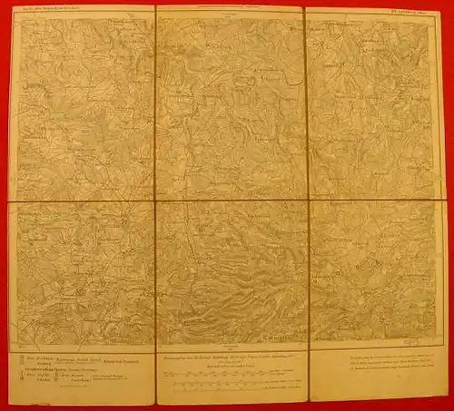 Gruenberg. Leinen-Landkarte 1906 (0080175)