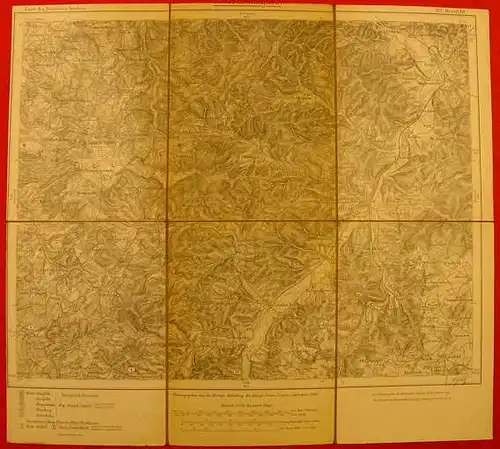 Hersfeld. Leinen-Landkarte 1906 (0080177)