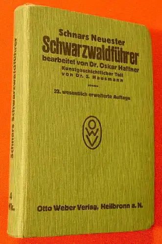 Schwarzwald-Fuehrer. Schnars. 1924 ()