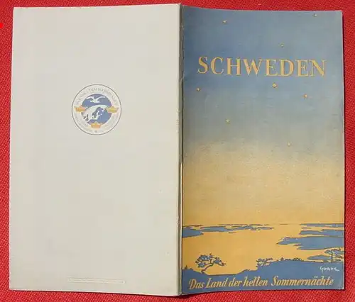 Schweden. 60 Seiten. Verkehrsverband, Stockholm 1928 (0081347)