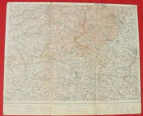 Frankreich : Alte Landkarte 'Gebweiler' (0081870)