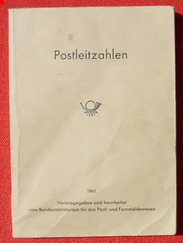 Postleitzahlen-Katalog Deutschland. Ausgabe 1961 ! (1037279)