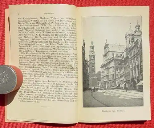 'Augsburg und Umgebung'. Woerl Reisehandbuch. Leipzig 1929 ()