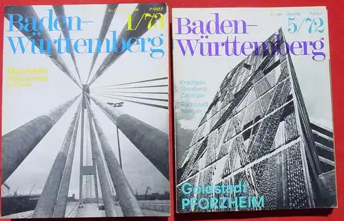23 x Magazine "Baden - Wuerttemberg" 1971-1977 (0082362)