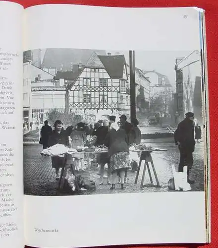 WEIMAR. Geschichte einer Stadt in Bildern. Bild-Text-Band. Jena 1970 (0082446)