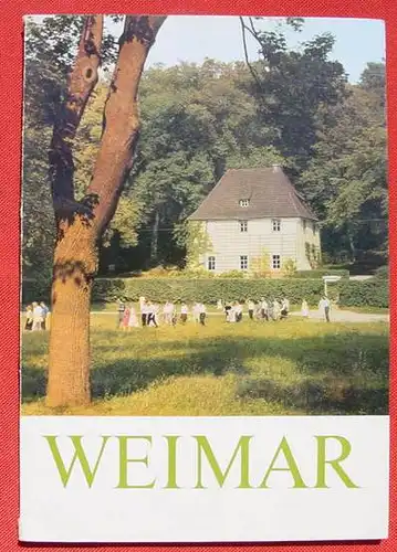 WEIMAR. Foto-Bildband. Aufbau-Verlag, Berlin / Weimar 1956 (0082454)