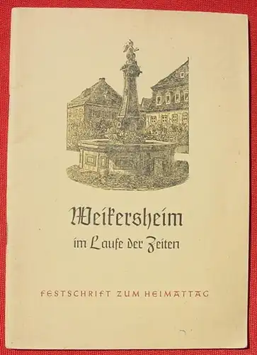 Weikersheim im Laufe der Zeiten. Festschrift 1950 (0082471)