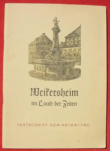 Weikersheim im Laufe der Zeiten. Festschrift 1950 ()