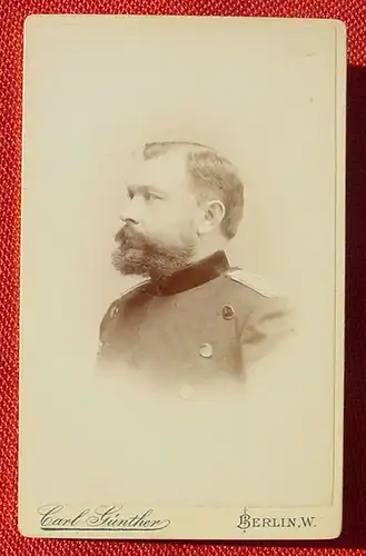 (1047355) Altes Originalfoto auf Karton, Uniform, Militär, Berlin um 1890 ? Siehe bitte Bilder