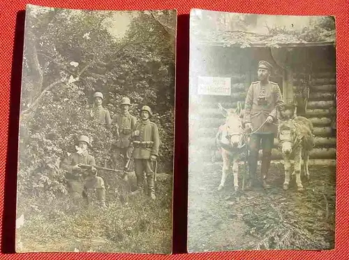 () 4 x Fotopostkarten WK I. Heidelberg 1915, siehe bitte Bilder