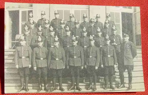 () Fotopostkarte 1941 Polizeigruppe, Rückseite  beschrieben, siehe bitte Bilder