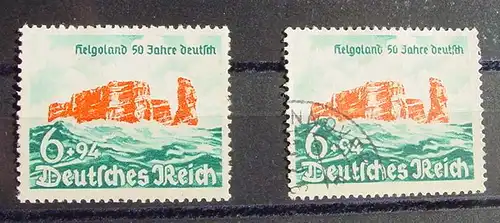 (1047507) Deutsches Reich 1940. Helgoland, Mi. 750. Siehe bitte Bild u. Beschreibung