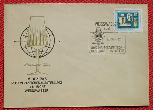 (1047543) Brief DDR 16. 9. 1967. Weisswasser. Sonderstempel. Siehe bitte Bild