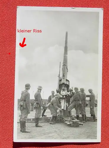 (1047253) Foto-Ansichtskarte. Artillerie, WK II. Feldpost 1943, siehe bitte Beschreibung u. Bilder