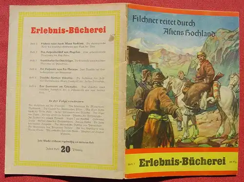 (1047157) Filcher / Asien, Expedition, Erlebnis-Bücherei. Originalheft 1940-45. Siehe bitte Beschreibung u. Bild !