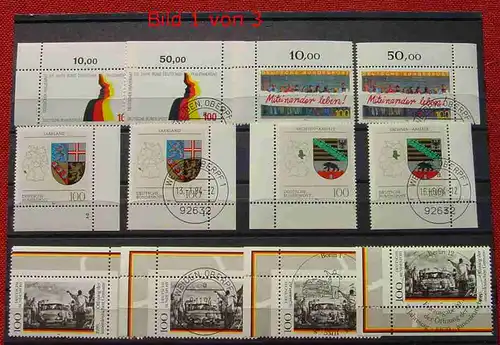 (1047083) 36 x BRD Sondermarken um 1994 von Sammlerstelle, Eckrand ! Siehe bitte Bilder u. Beschreibung