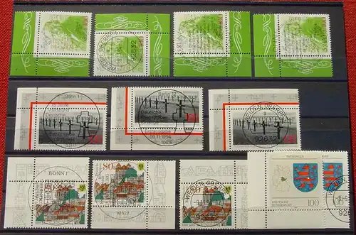 () 36 x BRD Sondermarken um 1994 von Sammlerstelle, Eckrand ! Siehe bitte Bilder u. Beschreibung