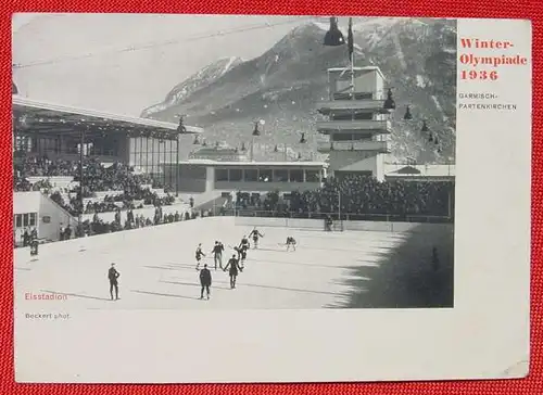 ()  Garmisch-Partenkirchen. Winter-Olympiade 1936. Postkarte