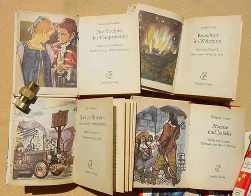 (1046901) Zehn Büchlein „Goldene Happy Bücher“ Delphin-Verlag, siehe bitte Beschreibung u. Bilder # Science Fiction