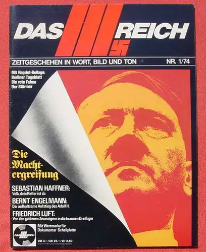 () Das III. Reich, Magazin, Grossformat ca. 22 x 29 cm, 48 Seiten, ohne Beilagen, sehr guter Zustand