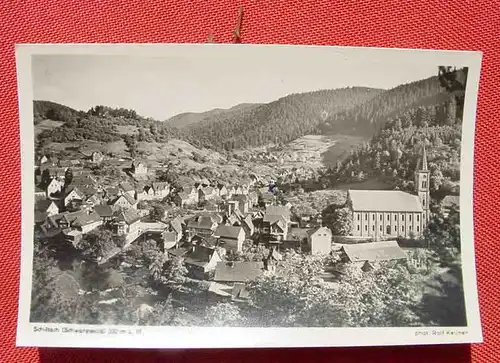 () Schiltach, Schwarzwald, Rs. getrocknete Blueten, 1946, siehe bitte Bilder