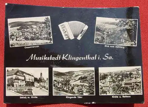 (1046639) Sachsen, Musikstadt Klingenthal, um 1965, siehe bitte Bilder
