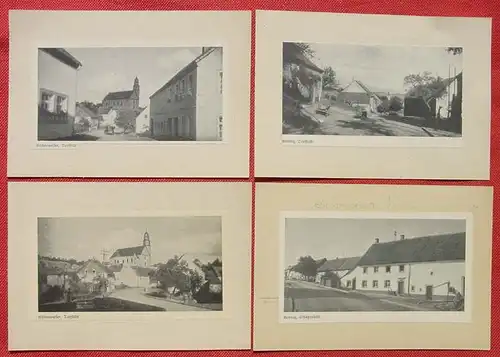 (1046682) 4 x Postkarten mit montierten Bildern, Gronig, Guedesweiler, Saarland, siehe bitte Bilder und Beschreibung !