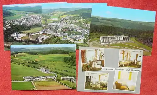 (1046699) Bad Berleburg, 5 Postkarten, siehe bitte Bilder. Versandkosten mindestens Euro 1,50